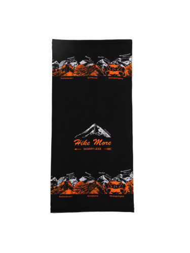 R-JET ПЛАНИНСКИ ШАЛ Мъжки спортен шал, черно, размер