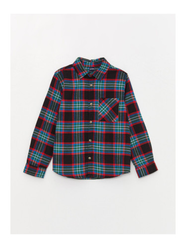 LC Waikiki Plaid Long Sleeve Boy's Shirt