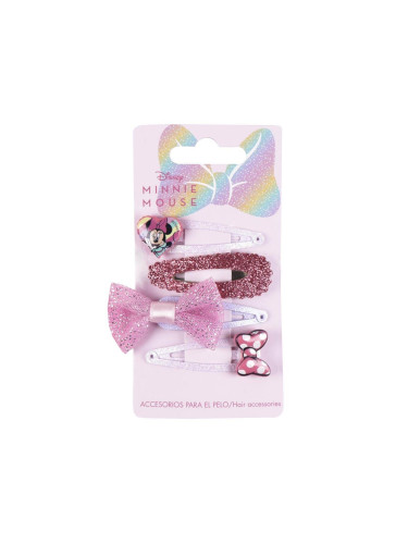 HAIR ACCESSORIES CLIPS 4 PIECES MINNIE