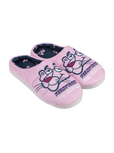 HOUSE SLIPPERS OPEN PINK PANTHER
