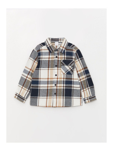 LC Waikiki Lcw Long Sleeve Plaid Patterned Baby Boy Shirt