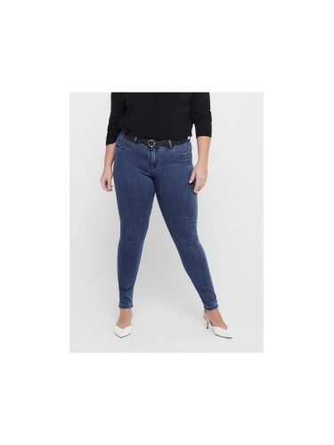 Blue Push Up Skinny Fit Jeans ONLY CARMAKOMA Thunder - Women