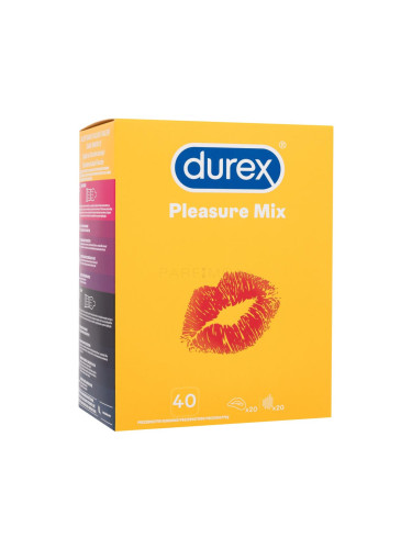 Durex Pleasure Mix Презерватив за мъже Комплект