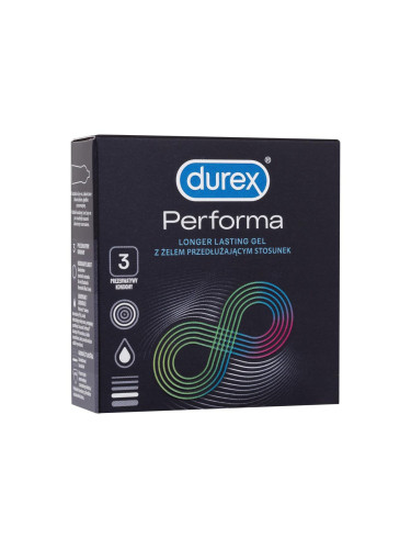 Durex Performa Презерватив за мъже Комплект