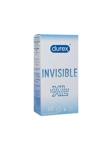 Durex Invisible XL Презерватив за мъже Комплект