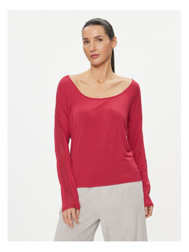 Calvin Klein Underwear Тениска на пижама 000QS7006E Червен Regular Fit
