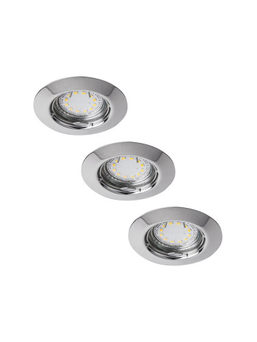 Rabalux 1047 - К-кт 3xLED Лампа за вграждане LITE 3xGU10-LED/3W/230V