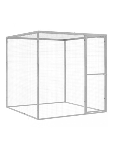 Sonata Клетка за котки 1,5x1,5x1,5 м поцинкована стомана