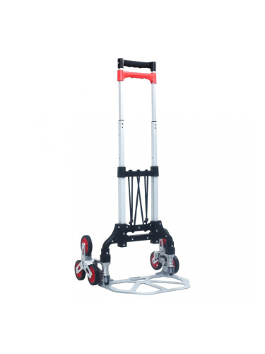 Sonata Сгъваема транспортна количка за стълби 70 кг алуминий сребриста
