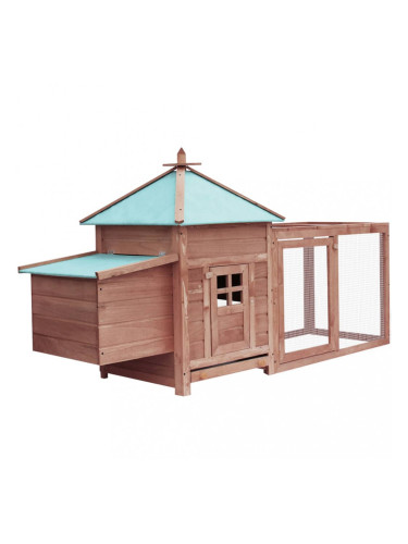 Sonata Птичарник с места за гнездене, мока, 193x68x104 см, масивен чам