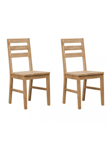 Sonata Трапезни столове, 2 бр, акациево дърво масив