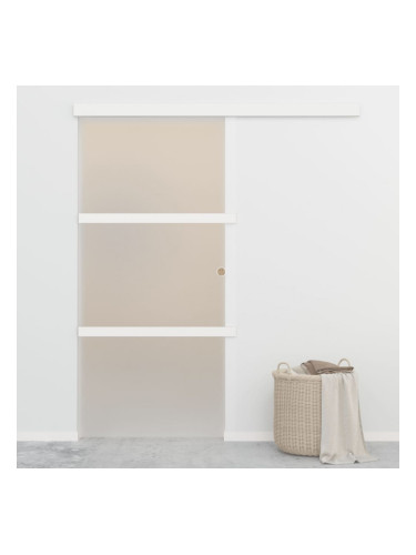 Sonata Плъзгаща врата с меки стопери ESG стъкло и алуминий 90x205 см