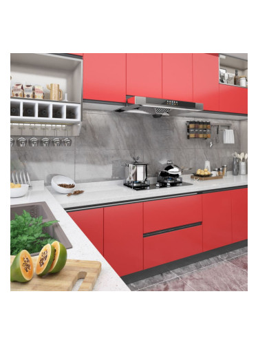 Sonata Самозалепващо фолио за мебели 2 бр червени 500х90 см PVC