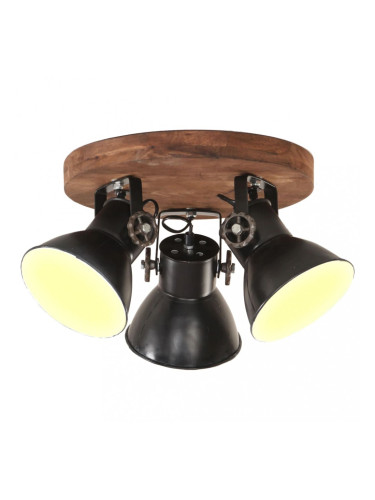 Sonata Индустриална таванна лампа 25 W черна 42x27 см E27