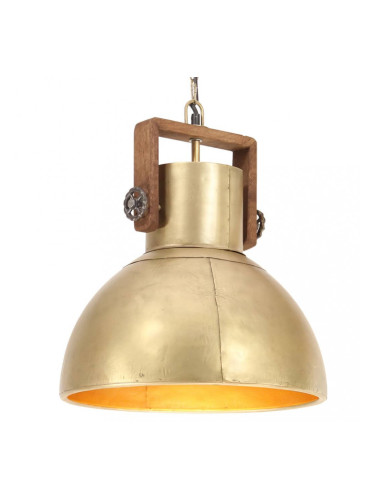 Sonata Индустриална пенделна лампа 25 W месинг кръгла 40 см E27