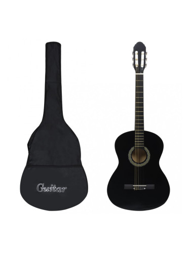 Sonata Комплект класическа китара за начинаещи 12 части черен 4/4 39"