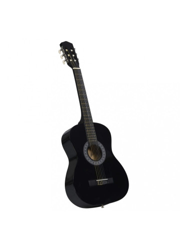 Sonata Класическа китара за начинаещи и деца, черна, 3/4, 36"
