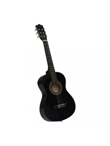Sonata Класическа китара за начинаещи и деца, черна, 1/2, 34"