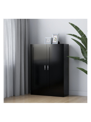 Sonata Шкаф за книги, черен, 82,5x30,5x115 см, ПДЧ