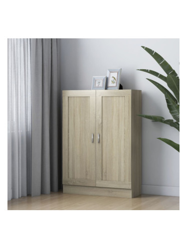 Sonata Шкаф за книги, дъб сонома, 82,5x30,5x115 см, ПДЧ