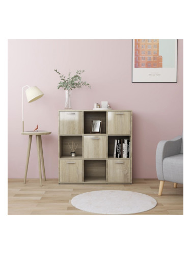 Sonata Шкаф библиотека, дъб сонома, 90x30x90 см, ПДЧ
