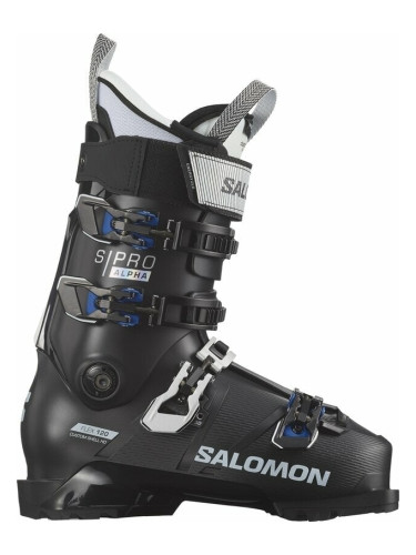 Salomon S/Pro Alpha 120 GW EL Black/White/Race Blue 30/30,5 Обувки за ски спускане