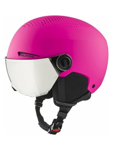 Alpina Zupo Visor Q-Lite Junior Ski helmet Pink Matt M Каска за ски