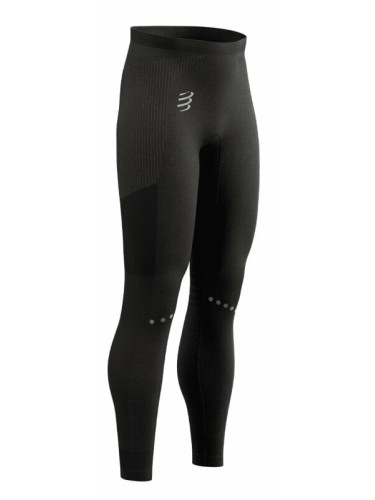 Compressport Winter Running Legging M Black XL Панталони за бягане / клинове