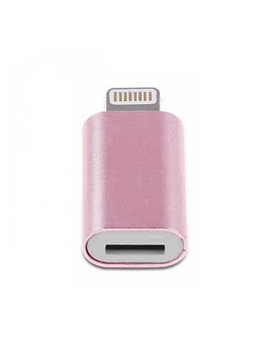 Преходник адаптер Micro USB към iPhone, HQ, Многоцветен