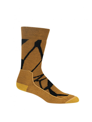 Мерино чорапи - Icebreaker - Womens Merino Hike+ Medium Crew Socks Fractured landscapes