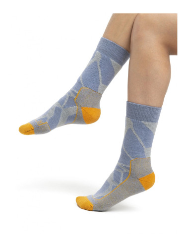 Мерино чорапи - Icebreaker - Womens Merino Hike+ Medium Crew Socks Fractured Landscapes