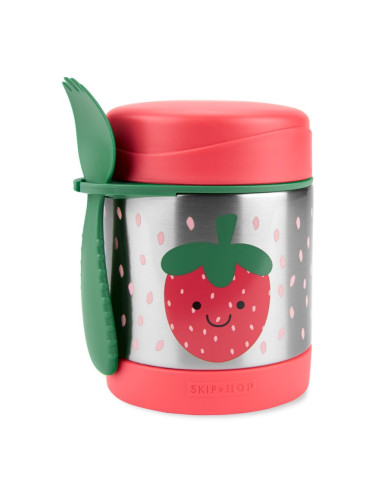 Skip Hop Spark Style Food Jar термос за храна Strawberry 3 y+ 325 мл.