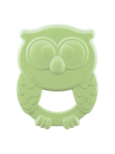 Chicco Eco+ Owly Teether гризалка Green 3 m+ 1 бр.