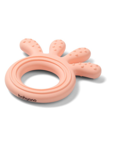 BabyOno Be Active Silicone Teether Octopus гризалка Pink 1 бр.