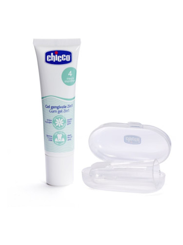 Chicco Oral Care Set Комплект за дентална грижа за бебета 4 m+ 1 бр.