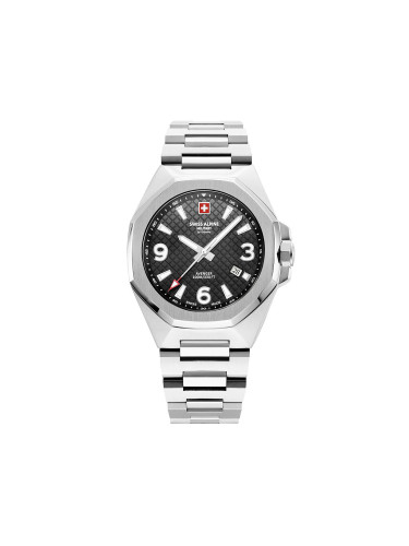 Часовник Swiss Alpine Military 7005.1137 Silver/Black