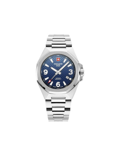 Часовник Swiss Alpine Military 7005.1135 Silver/Blue