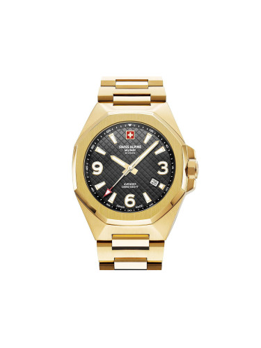 Часовник Swiss Alpine Military 7005.1117 Gold/Black