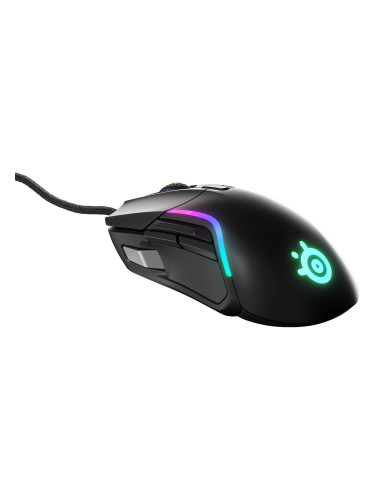 Гейминг мишка SteelSeries - Rival 5, оптична, черна