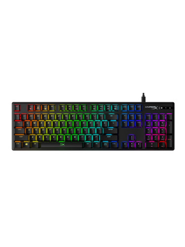  Механична клавиатура HyperX - Alloy Origins, HyperX Aqua, RGB, черна