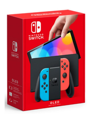 Конзола Nintendo Switch OLED - Neon Red &amp; Neon Blue