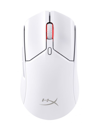  Гейминг мишка HyperX - Pulsefire Haste 2, оптична, безжична, бяла