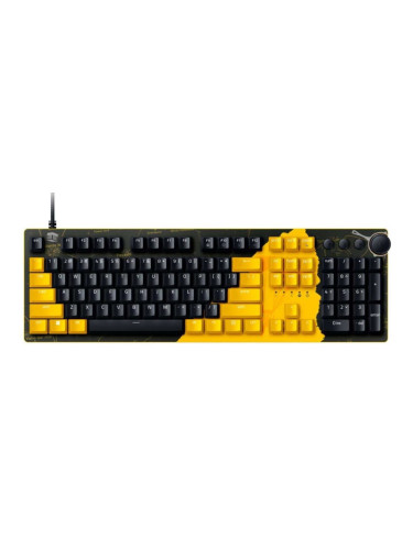  Механична клавиатура Razer - Huntsman V2 PUBG Ed., Red, RGB, черна/жълта