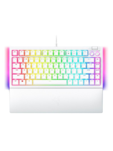  Механична клавиатура Razer - BlackWidow V4 75, Orange, RGB, черна