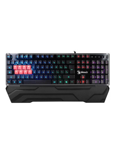  Механична клавиатура A4tech - Bloody B3370R, LK, RGB, черна