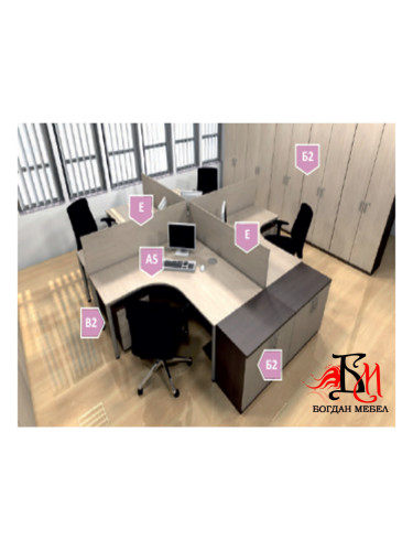 Работна станция Изи Спейс 10