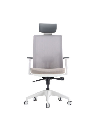 Офис стол Vito HR White, бял