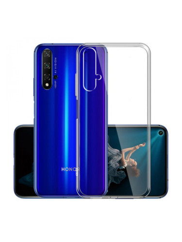 Силиконов кейс MBX, За Huawei nova 5T/Honor 20, Прозрачен