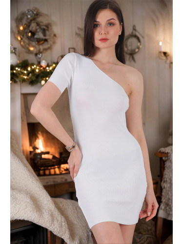 Z2015 DEWBERRY LADIES DRESS-PLAIN WHITE