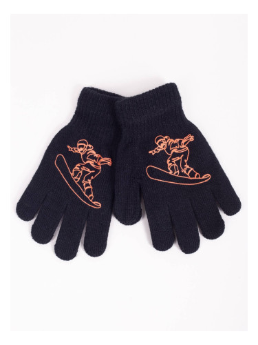 Yoclub Kids's Gloves RED-0012C-AA5A-021
